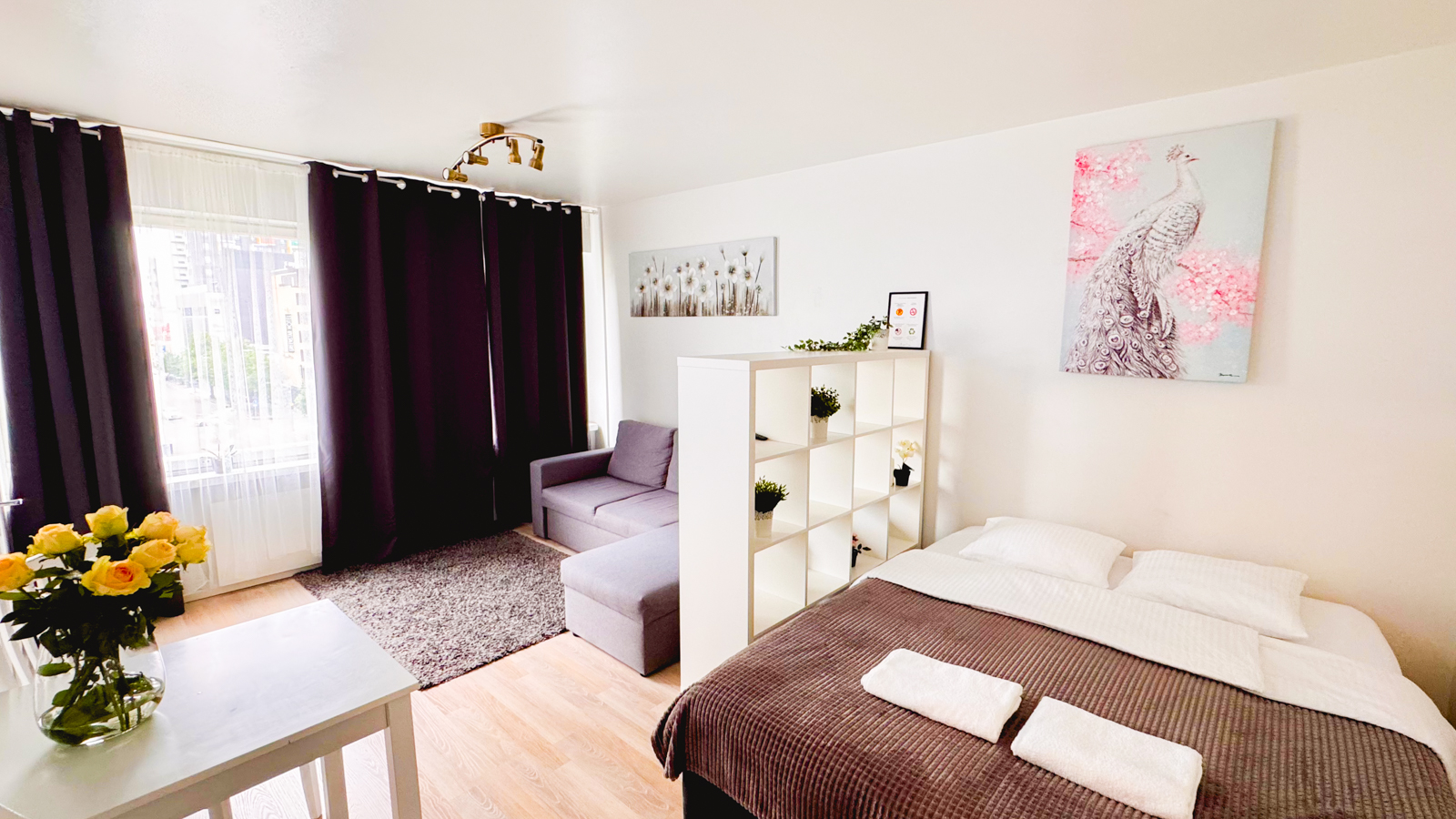 Spacious 2room apartment in the center of Oulu, Parking 4