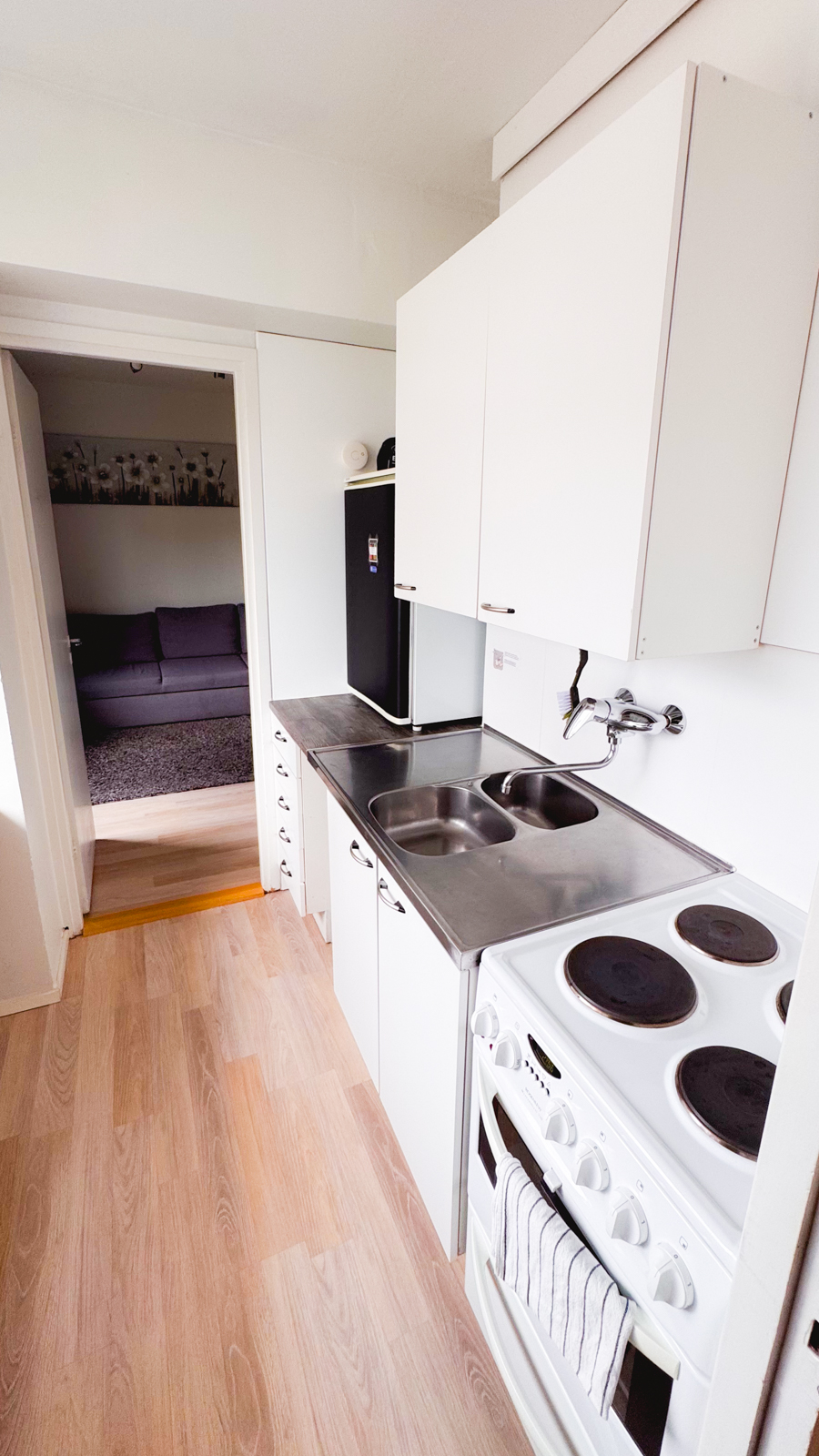 Spacious 2room apartment in the center of Oulu, Parking 11