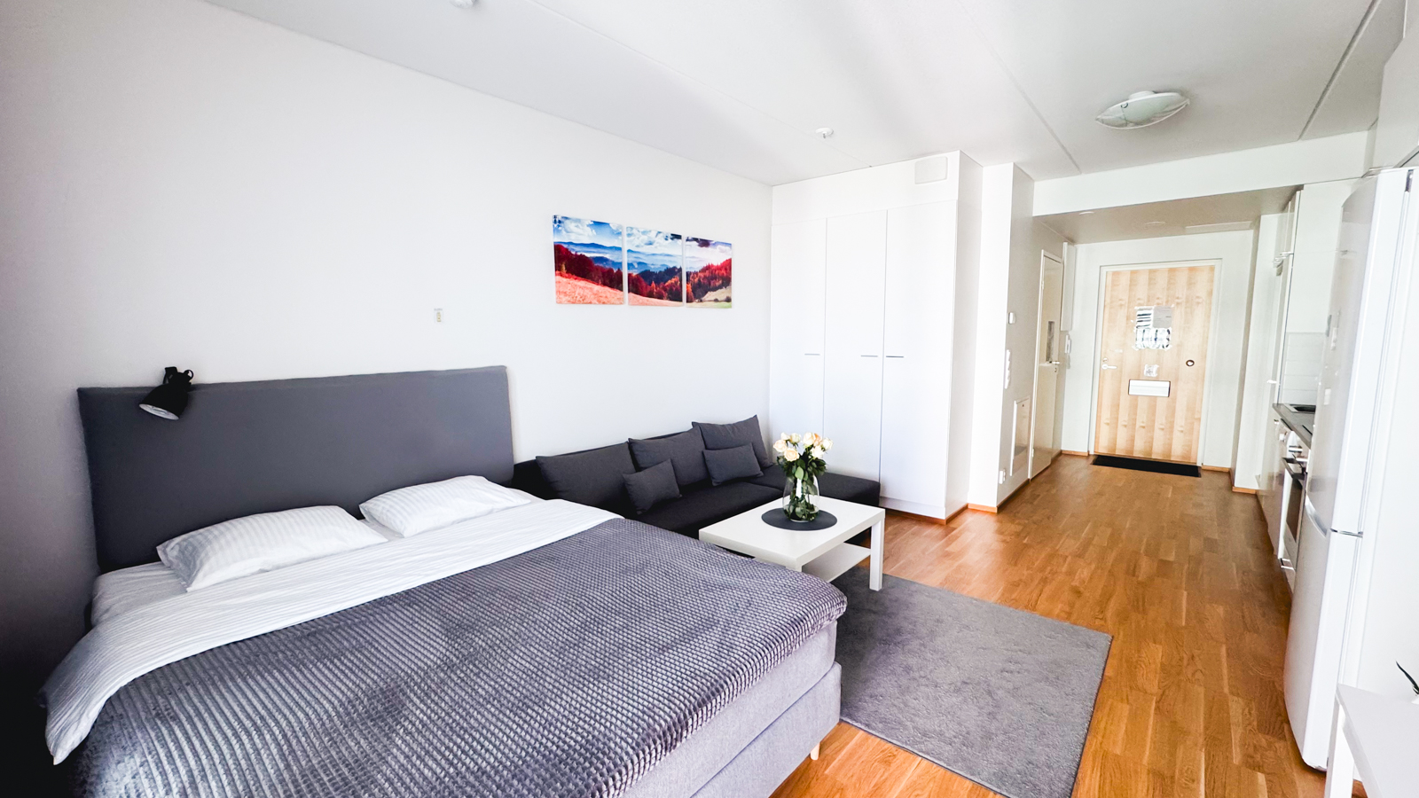 City center brand new studio, parking 2