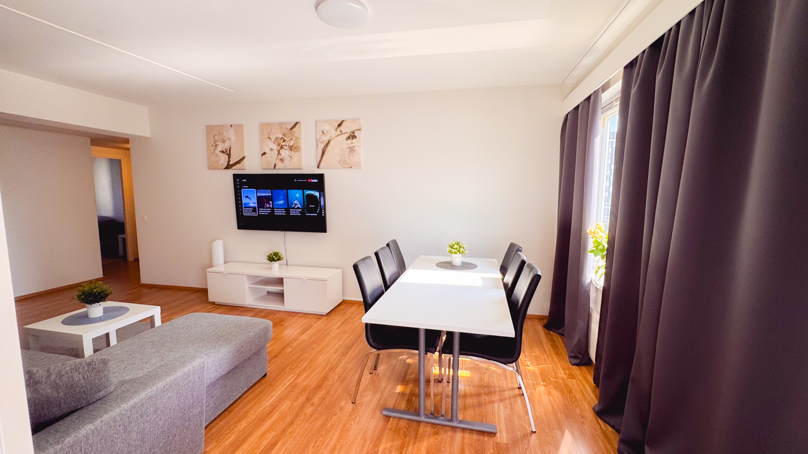 Spacious 4room apartment in the center of Oulu, Parking 10