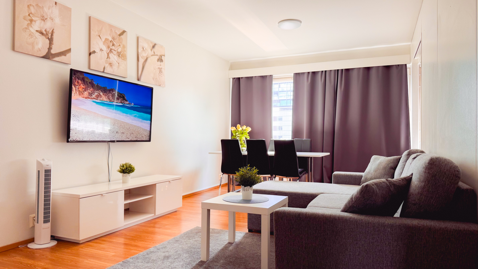 Spacious 4room apartment in the center of Oulu, Parking 2