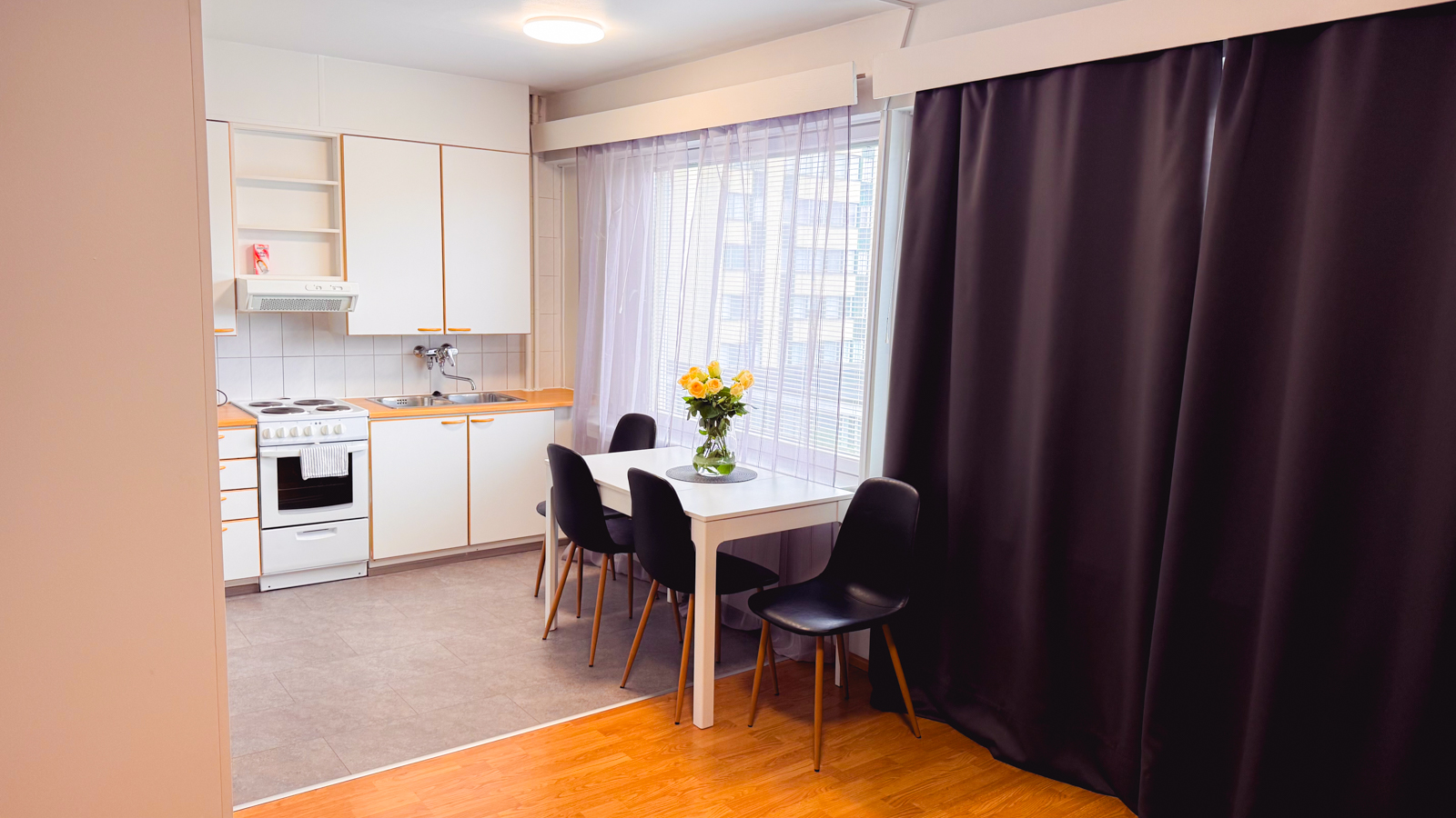 City center 3-room apartment, Parking 5